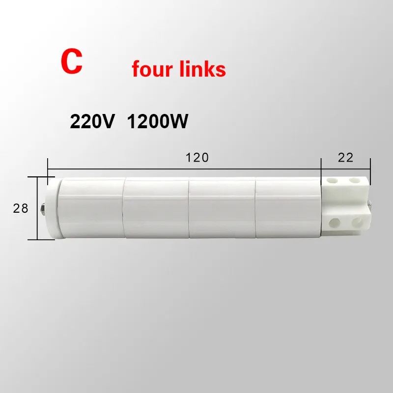 Нагревательный элемент высокая термостойкость 220v1000w/1200w элемент Керамический нагревательный сердечник для пеллетный котел для биомассы воспламенитель горелки