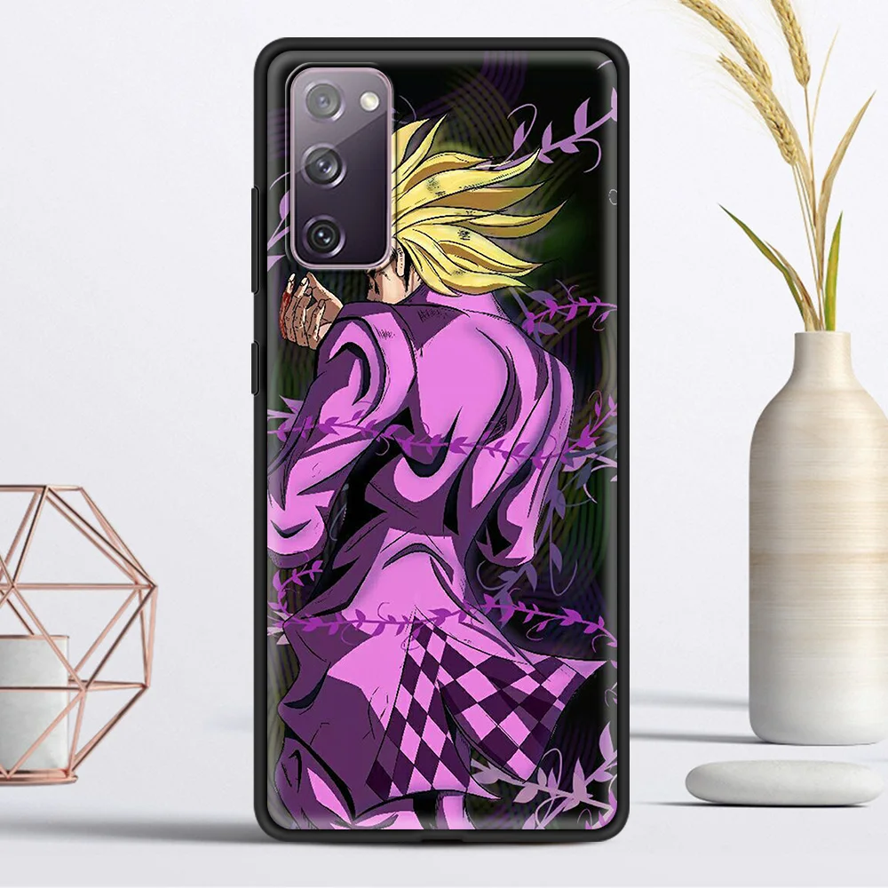 

Anime JoJo Killer Queen phone Accessories Soft Cover for Samsung Galaxy S21 S20 Ultra S20 FE S10 Lite S10E S9 Plus Luxury Case