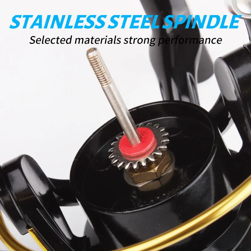 

RUKE spinning reel High Quality 9+1 Bearing,5.2:1,Left and right hand interchange ,deep and light cup ,free shipping