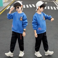 autumn boys western style sports sweatshirt set new big boys boys spring and autumn clothes tide suitable for 4 13 years