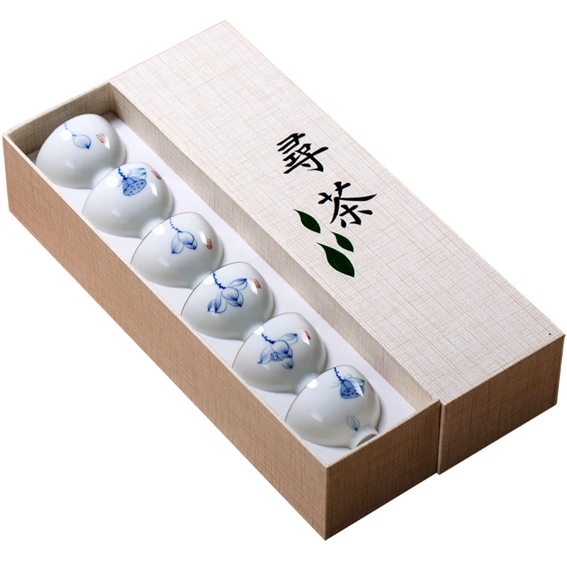 Набор чайных чашек Подарочная коробка чайная чашка фарфоровая искусственная