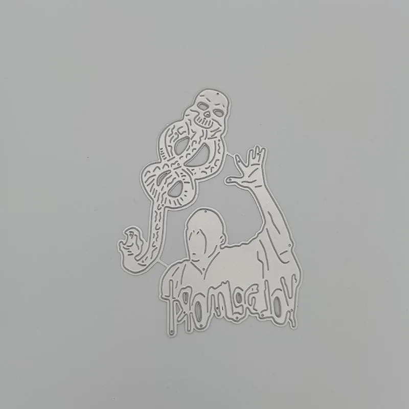 Металлические штампы волшебник и змея Сделай Сам Скрапбукинг бумажная рукоделие