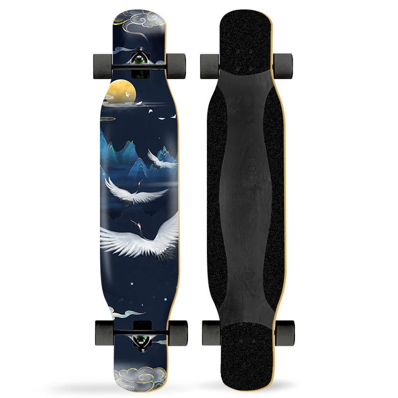 AddFun новый стиль 4 Колеса Лонгборд скейтборд Landskate для профессиональных взрослых