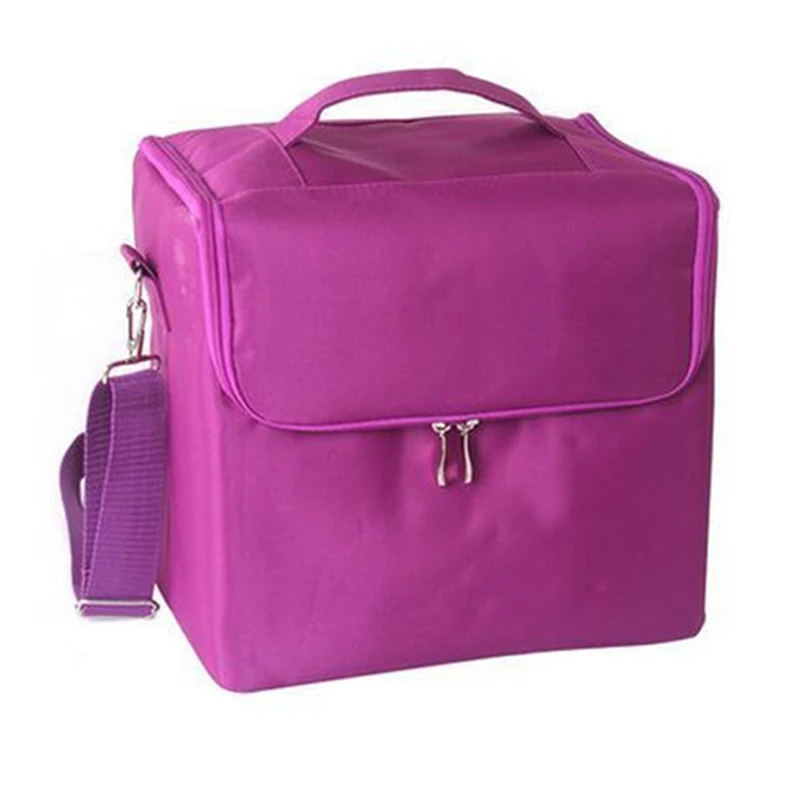Storage bag 4 QMJHVX Высокое качество Профессиональный пустой макияж Mujer косметический Чехол Органайзер чехол для салона красоты татуировки гвоздь художественная корзина для инструментов чехол для костюма s - Цвет: Storage bag 4