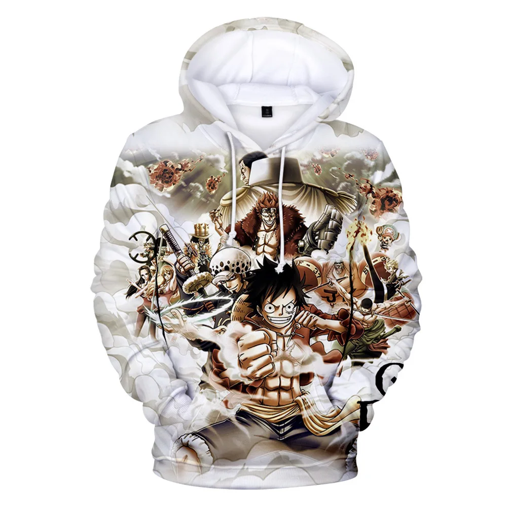 

New Classic 3D Men Hip Hop Sweatshirt Print Hoodies One Piece Hoodie Women Harajuku Hoody Casual Funny Hoodies Boys Anime Tops