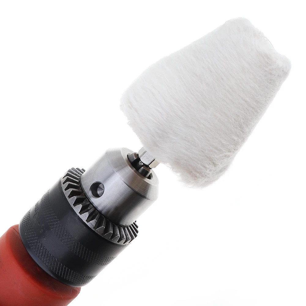 Цилиндрический конус Т образная белая ткань полировка колеса зеркальный буфер