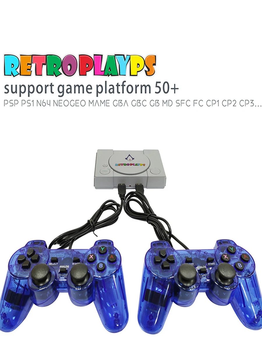 Новая Ретро игровая консоль HD Raspberry Pie 50 симулятор плеер игры Bulit In 7000 игр двойные