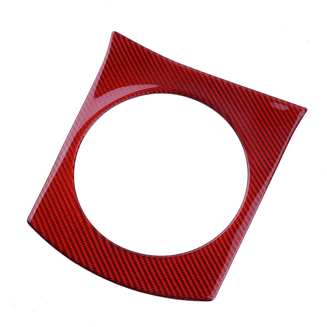 

Красная панель коробки переключения передач из углеродного волокна для Nissan 350Z 2003 2004 2005 2006 2007 2008 2009