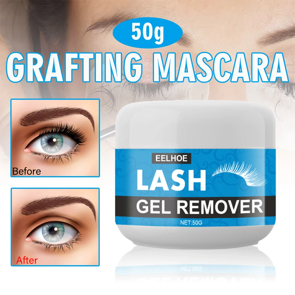 

50g Eyelash Extension Quick Removal Cream Lash Gel Remover Non-irritating Grafting Eye Lashes Make Up Remover Cream