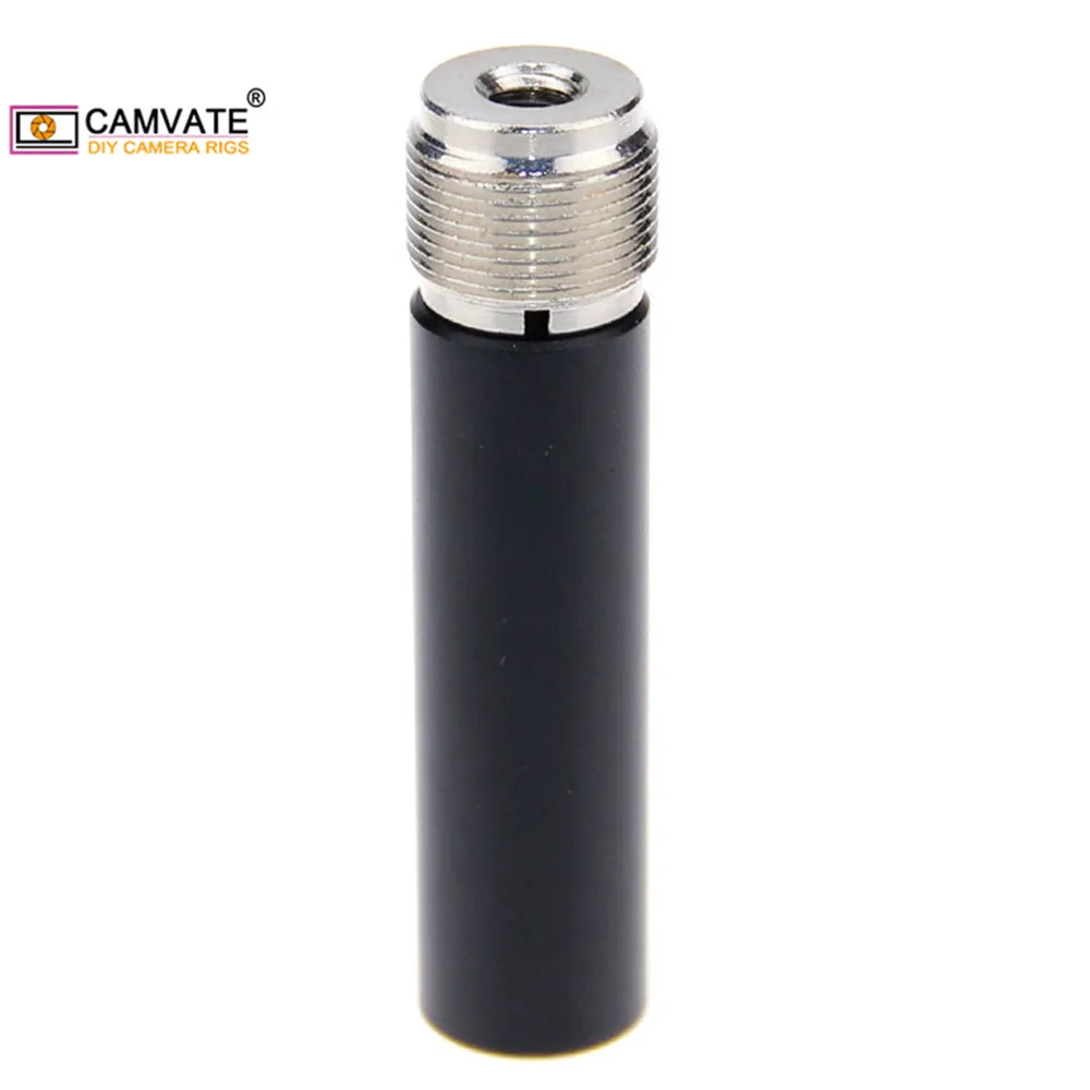 CAMVATE Алюминий сплав Стандартный 15 мм микро стержень с 5/8 &quot 27 мужской to1/4&quot 20