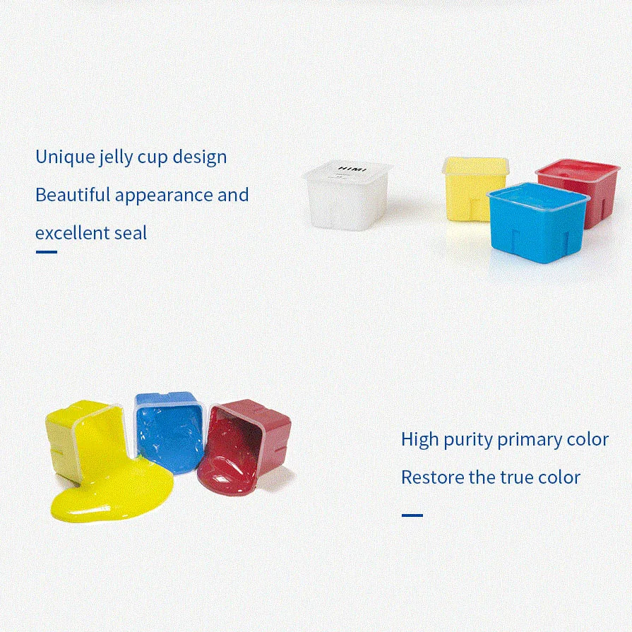 Мия гуашь акварельные краски в наборе 24 цвета * 30 мл уникальный дизайн желейной