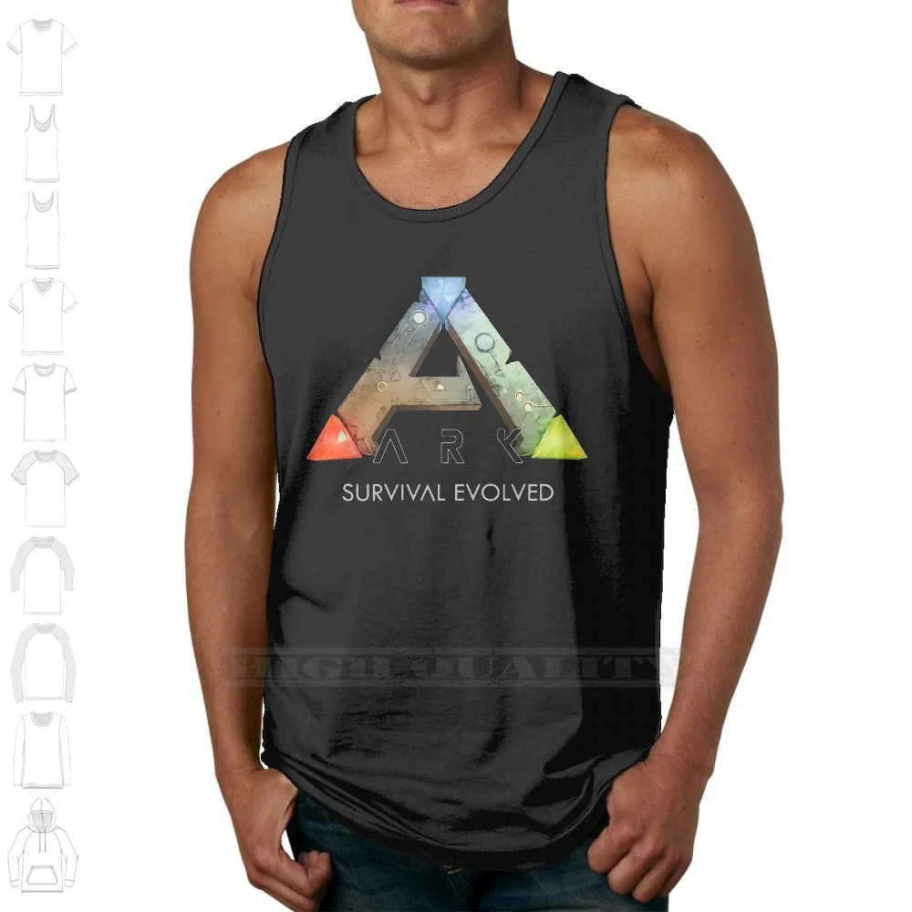 

Ark Survival Evolved Custom Design Print For Men Women Gift 100% Cotton Cool Tank Tops Ark Survive Evolve Survival