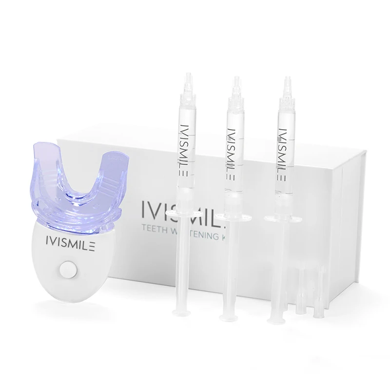 IVISMILE отбеливание зубов комплект с светодиодный светильник Уход за полостью рта