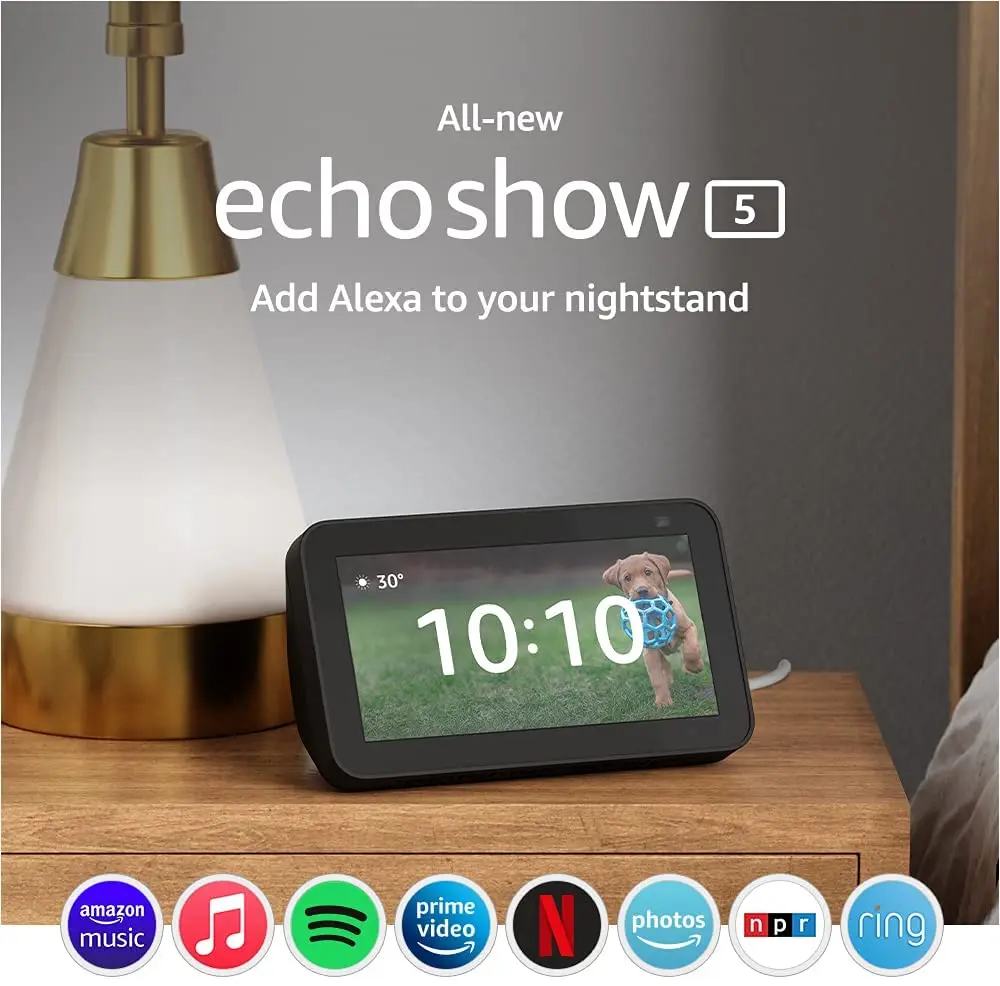 

Original Echo Show 5 2 Generation Smart Bluetooth Speaker Voice Assistant Home Intelligent home control video call Speaker