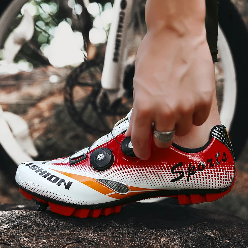Jual Sepatu Bersepeda Sepeda Jalan Baru Anti-selip Sepatu Olahraga Luar Ruangan Ultraringan Penguncian Mandiri Profesional Tahan Aus