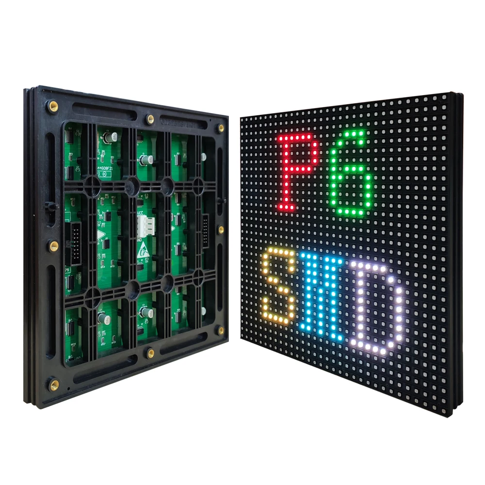P6 открытый полноцветный светодиодный модуль дисплея SMD2727 экран 1/8 scan 192*192 мм 32*32