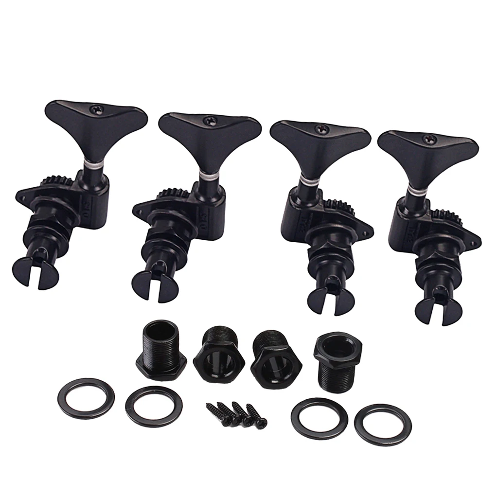 Металлический 2R2L Гавайская гитара настройка колышки Тюнеры 1:24 Шестерни