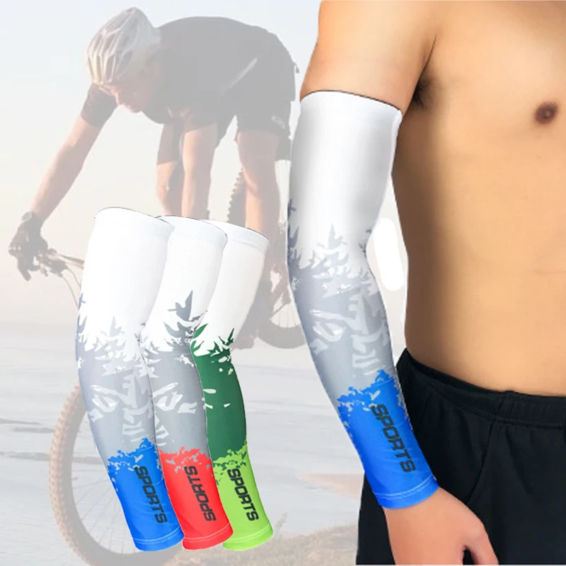 Рукав для велоспорта Защита от УФ лучей рукава рук Гольф велосипед унисекс