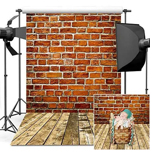 

Фон Nitree с изображением красной кирпичной стены винтажный коричневый деревянный пол кирпичный фон для фотосъемки дети портрет фото фон