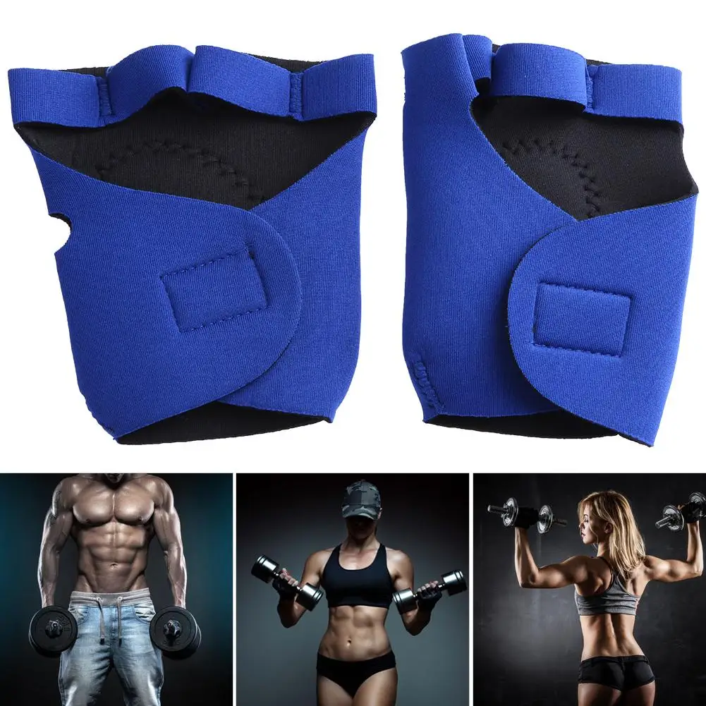 

Unisex Anti Skid Half Finger Gym Exercise Fitness Dumbbell Training Gloves Anti Skid Half Finger Gloves for Gym Exercise Fitness