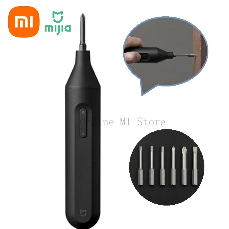 

Xiaomi Mijia Electric Screwdriver Electric/Manual Integrated Screw Driver 1500mAh Rechargeable W/6 S2 Screw Bits Set