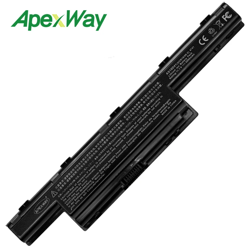 ApexWay Батарея для Acer TravelMate 4370 4740 4750 5335 5340 5344 5360 5542 5735 5740 5742 5744 5760 6495 6595 7340 7740 7750|battery for