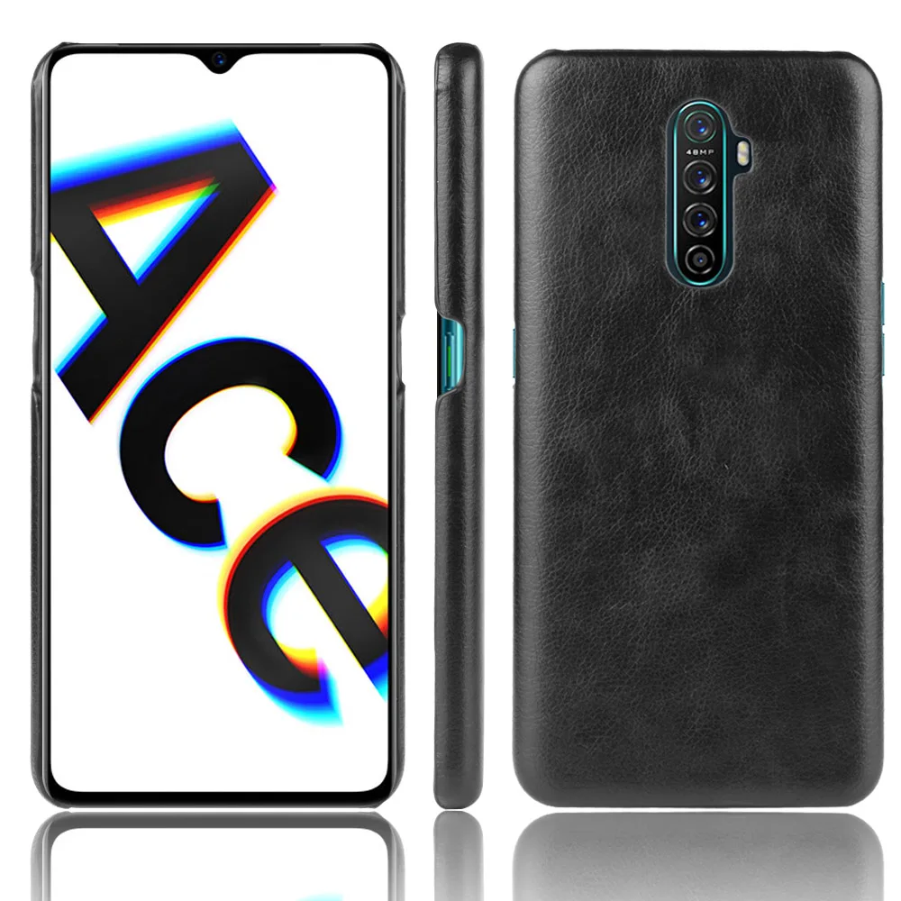 Litchi узор Ретро чехол для телефона из искусственной кожи Oppo Realme X2 Pro Reno ACE|Бамперы| |