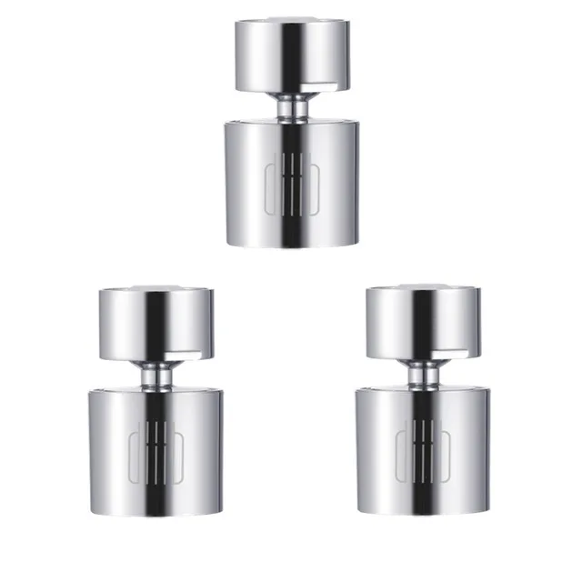 3 PCS Xiaomi DABAI кухонный аэратор водный диффузор Bubbler цинковый сплав водосберегающая головка фильтра кран с форсункой соединитель двойной режим - Цвет: 3 PCS