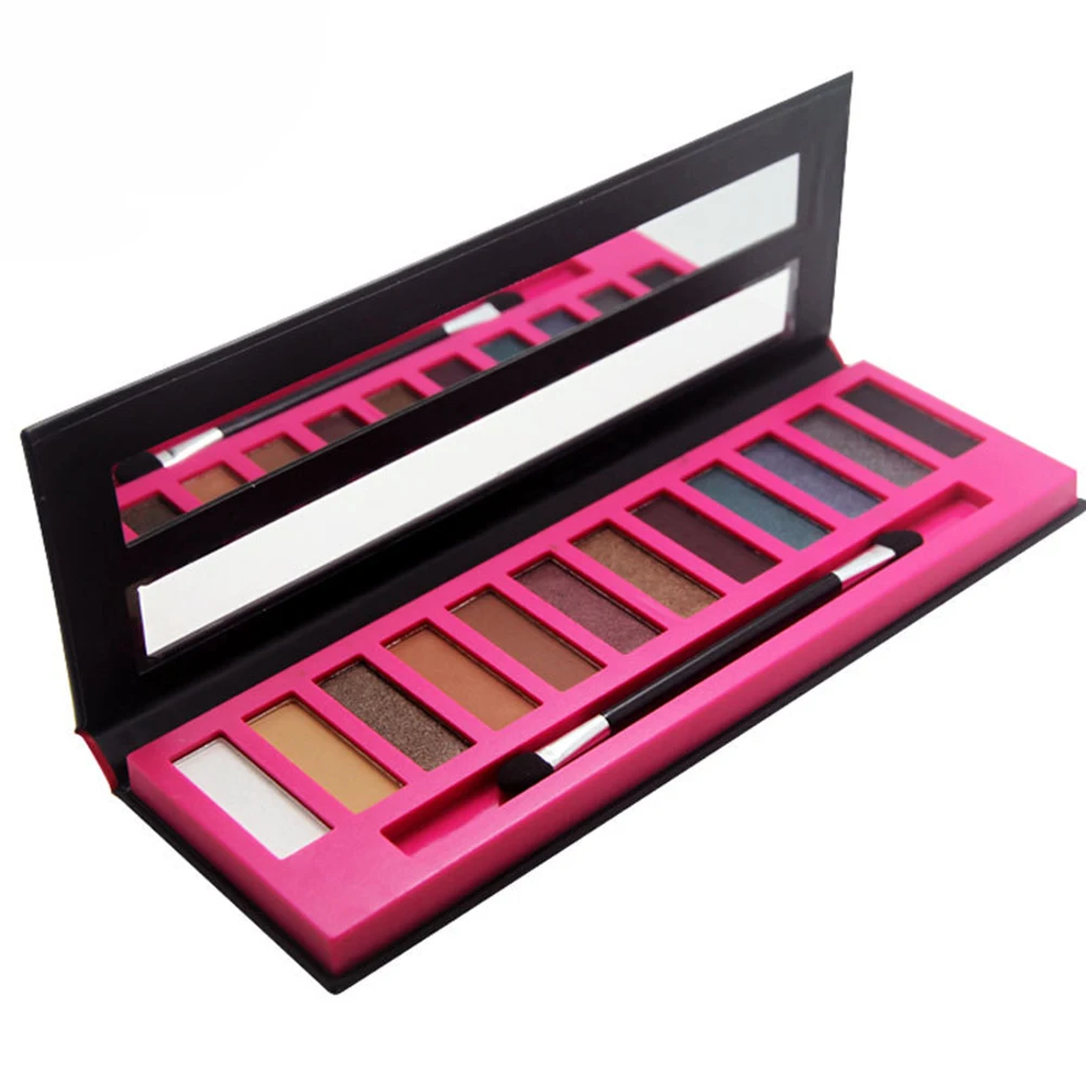 Givenone телесный 12 цветов матовый мерцающий водонепроницаемый бренд теней для век