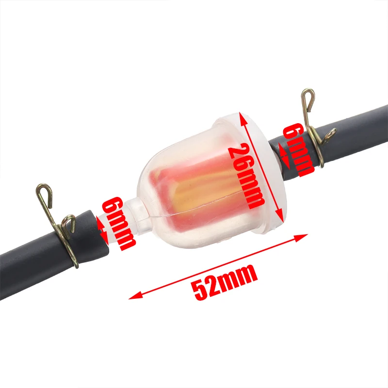 1 шт. топливный газовый шланг для мотоцикла прозрачный фильтр мини встроенный