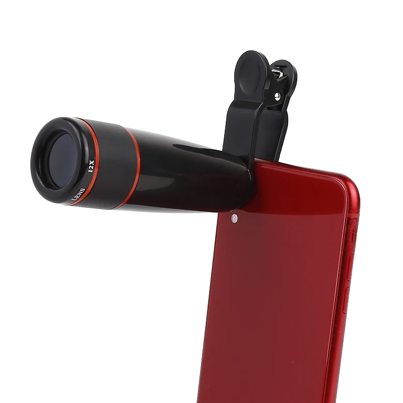 Объектив для телефона объектив рыбий глаз 12x оптический зум широкоугольный макро