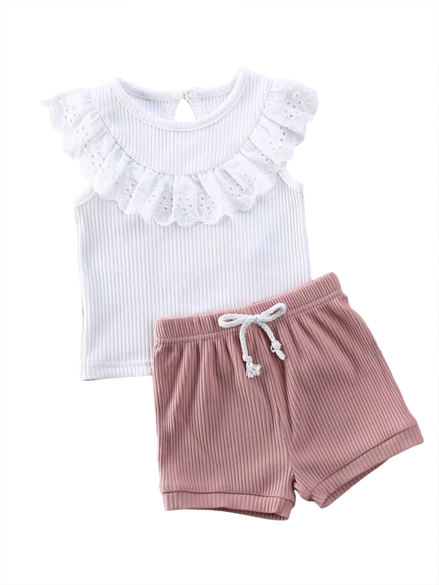 Детская летняя одежда 2020 года комплект из 2 предметов для маленьких девочек