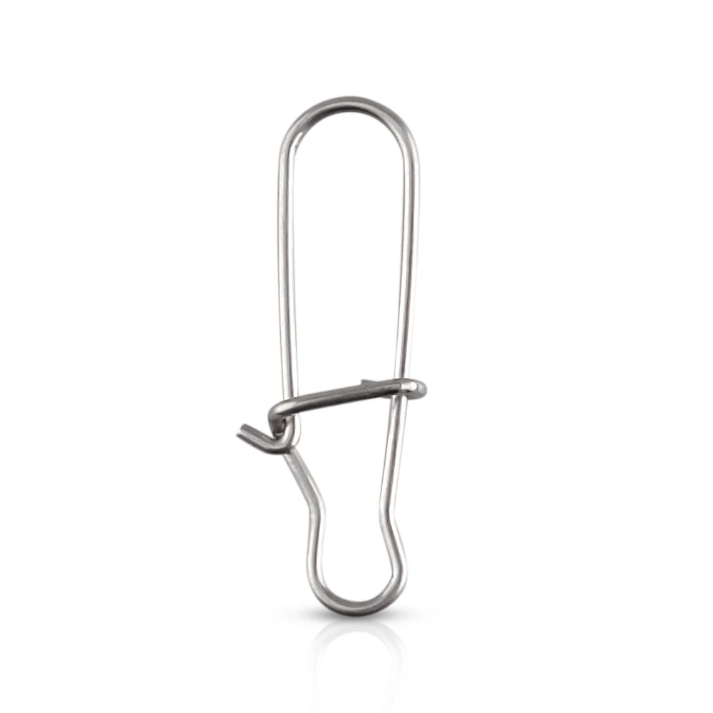 DNDYUJU(30-100 шт.)(Size000-6) безопасные защелки рыболовный крючок соединитель из нержавеющей стали рыболовные Вертлюги Из Нержавеющей Стали Быстрый Зажим Замок
