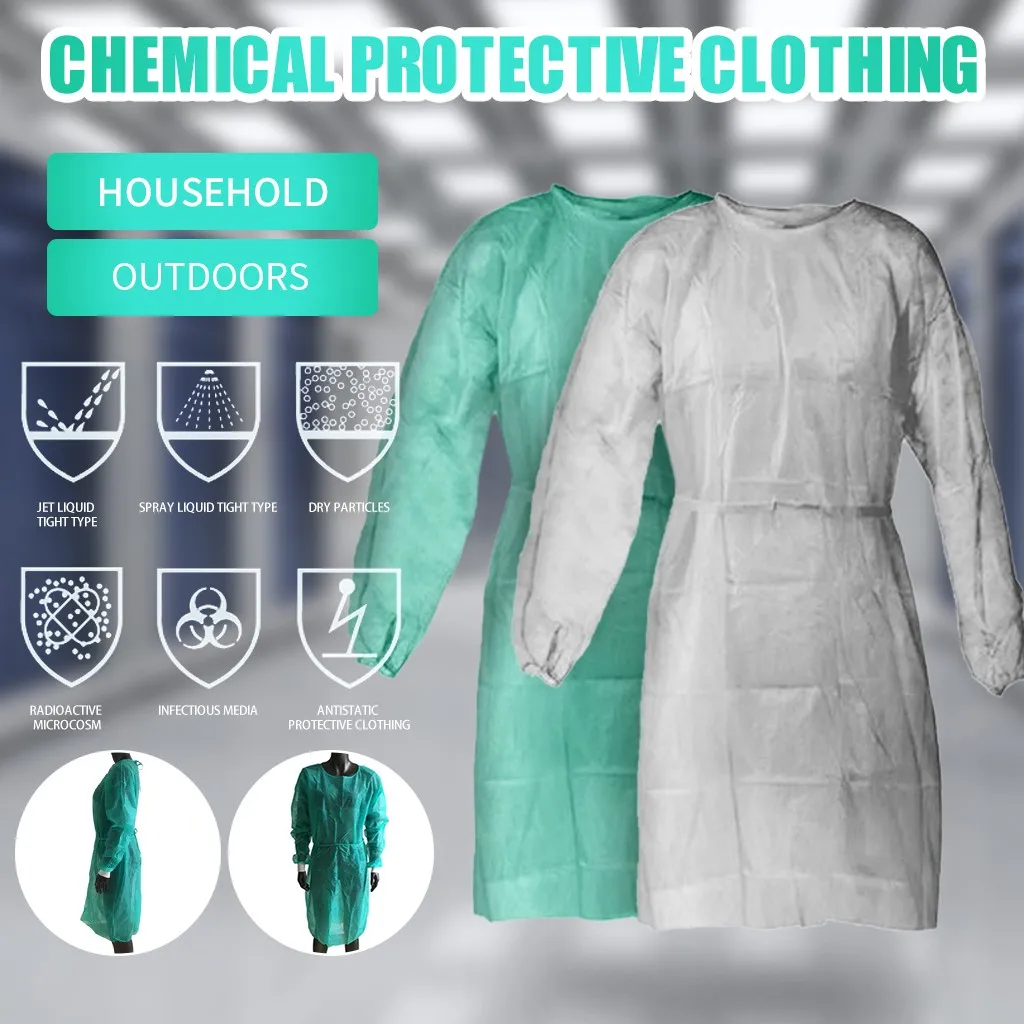 В наличии одежда от пчелы одноразовый дождевик Водонепроницаемый Защитный халат