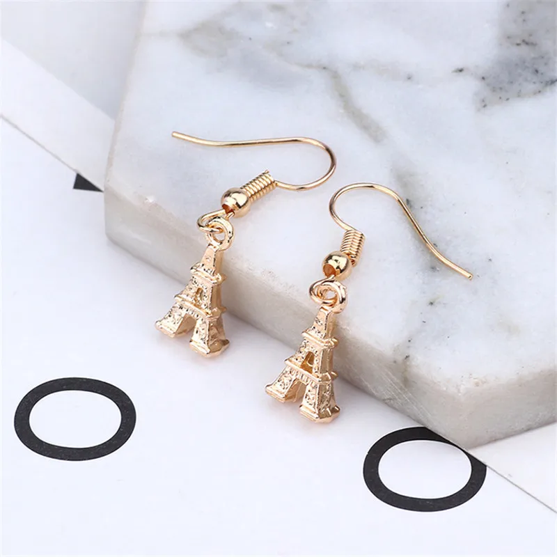 Женские серьги с эмалированными бусинами ZRM золотистые металлические полыми