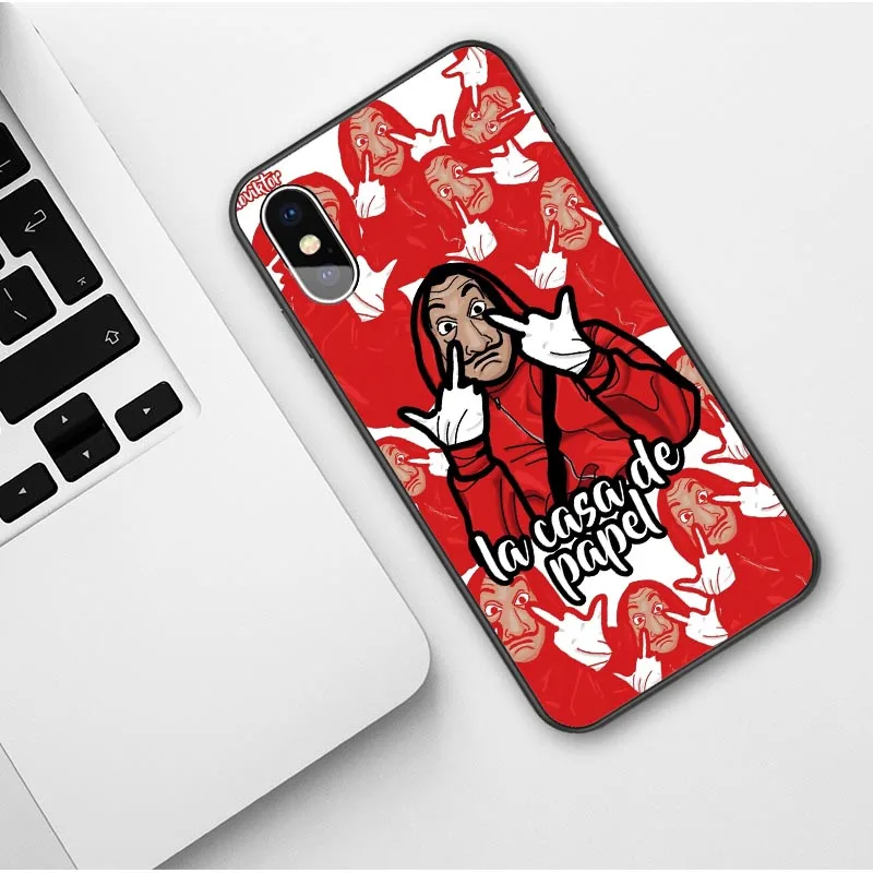 

LA Casa De Papel Bella Ciao Money Spain Tv show Silicone phone case For iPhone 12 X XR XS Max 11 Pro Max SE 2020 6 6s 7 8 Plus