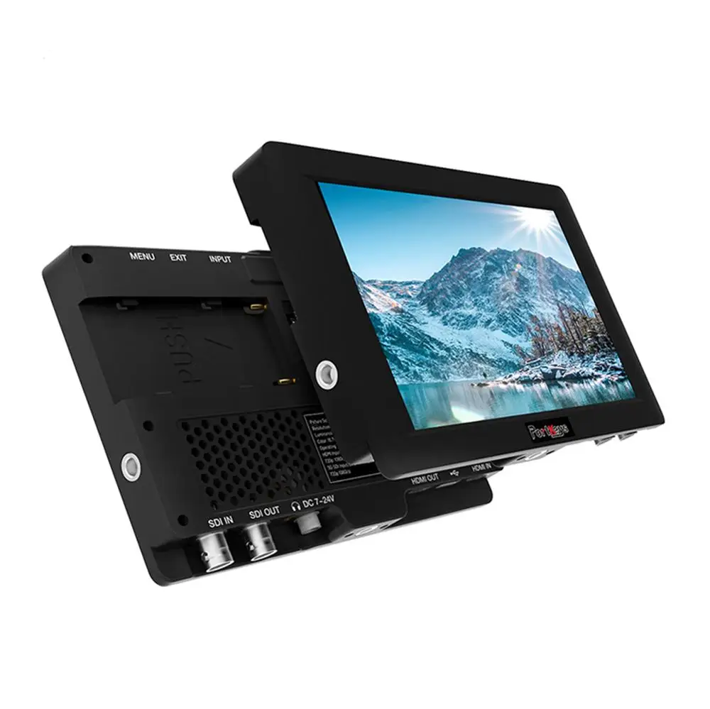 Порткейс HS7T 7-дюймовый монитор 4K с 3D LUT сенсорным экраном 1920x1200 1200нит высокой яркости монитор 3G SDI и HDMI для камеры DSLR.