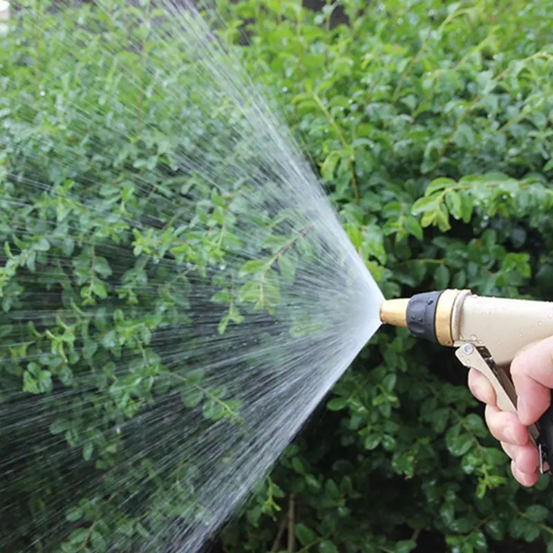

Hose Nozzle, Spray Nozzle High Pressure Water with Easy Flow Control Setting and Ergonomic Trigger for Plant Watering,