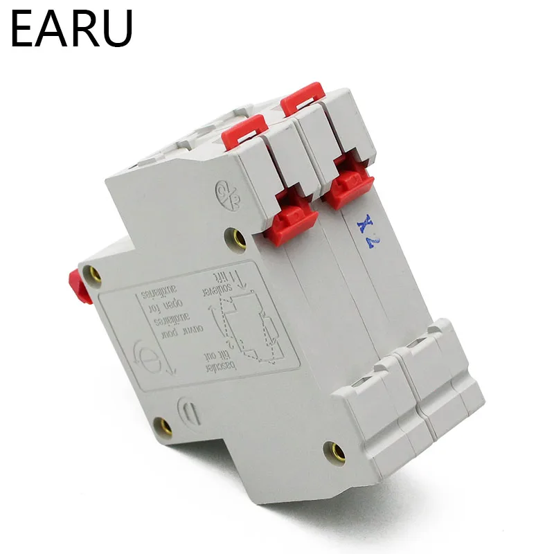 DZ47 1 4 полюсный 3A/6A/10A/16A/20A/32A/40A/50A/63A 400V C тип мини выключатель MCB 35 мм din рейку