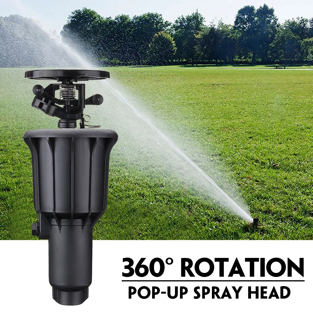 Pop-up Spray Head Sprinkler 360 Degrees Rotating Misting Nozzle Lawn Garden Auto Irrigation Watering System | Дом и сад