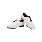 Кроссовки мужские кожаные из воловьей кожи, белые, для бальных танцев