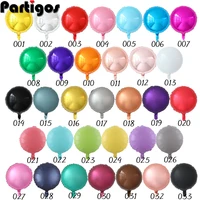 50pcs 18 gold silver balloon round wedding aluminum foil balloons inflatable gift birthday baloon party decoration helium ball
