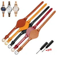 genuine leather watch strap women watchband for fossil es3077 2830 3262 3060 4176 4119 4026 4340 small bracelet 8mm watch band