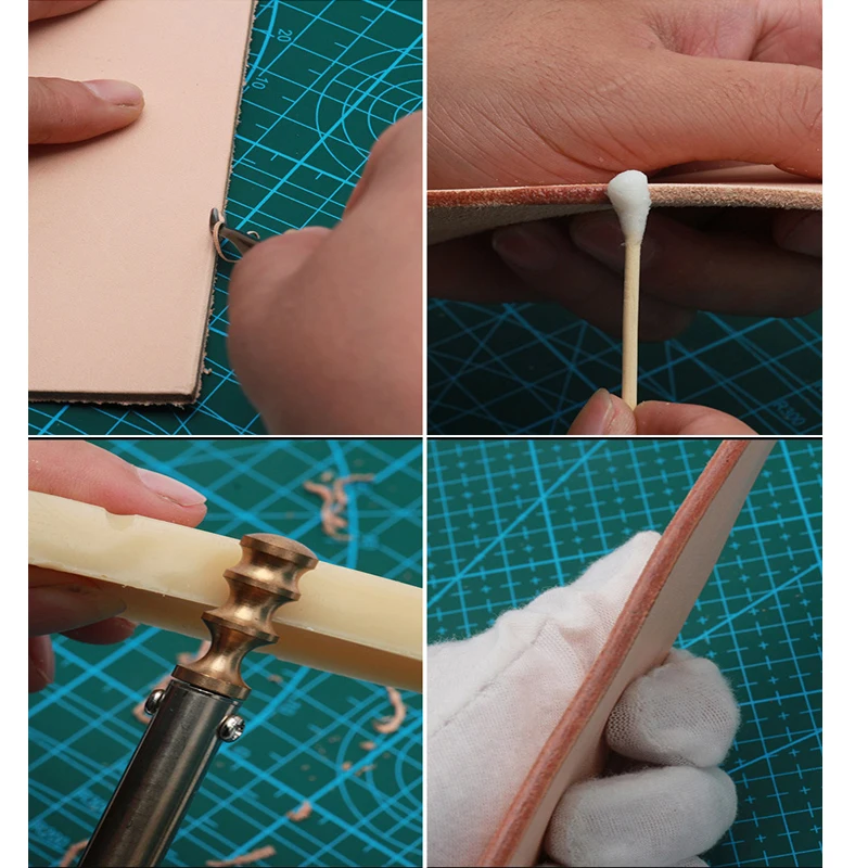 Профессиональная шлифовальная машина для кожевенного ремесла воск полировки