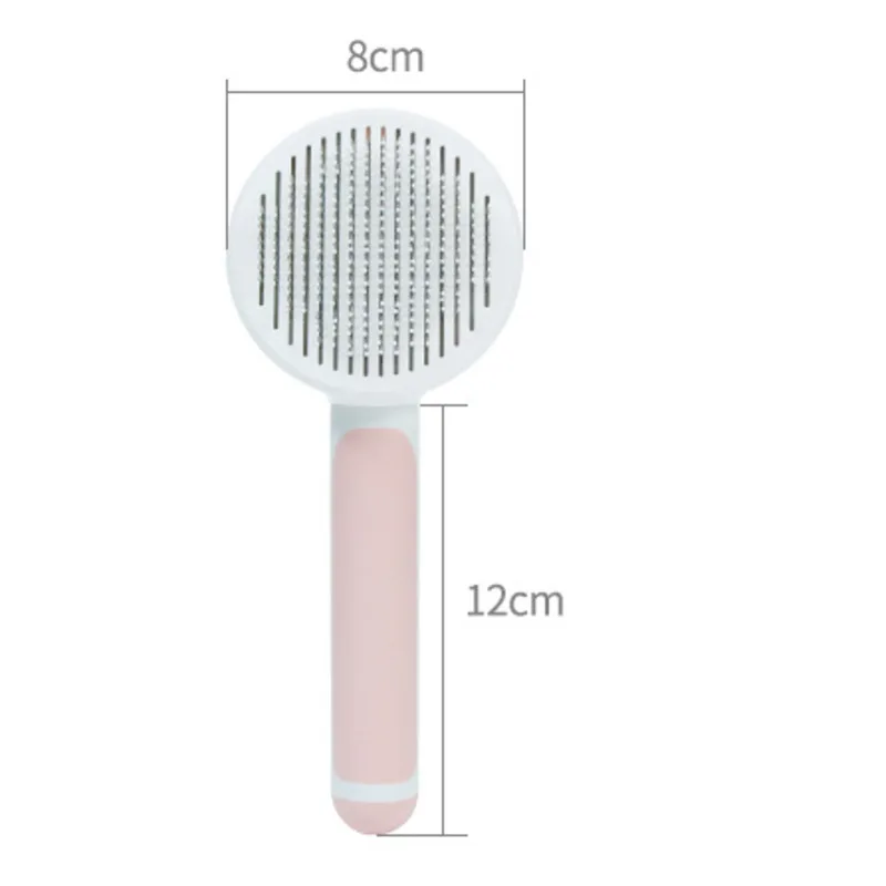 

Pet Dog Hair Brush Curved Comb Grooming Massage Brush Stainless Steel Cats Combs Dogs Cleaning Supplies Accessories