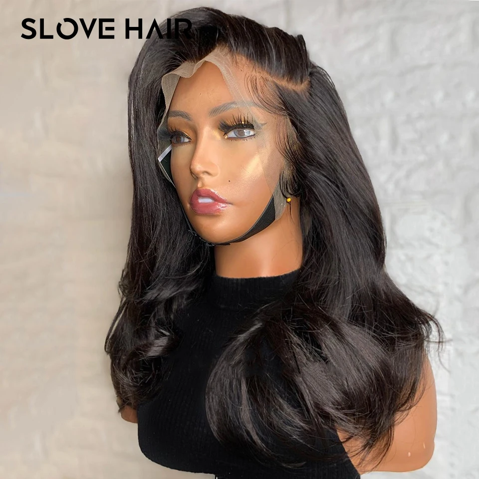 Волнистые передние парики из человеческих волос на сетке для женщин 150%