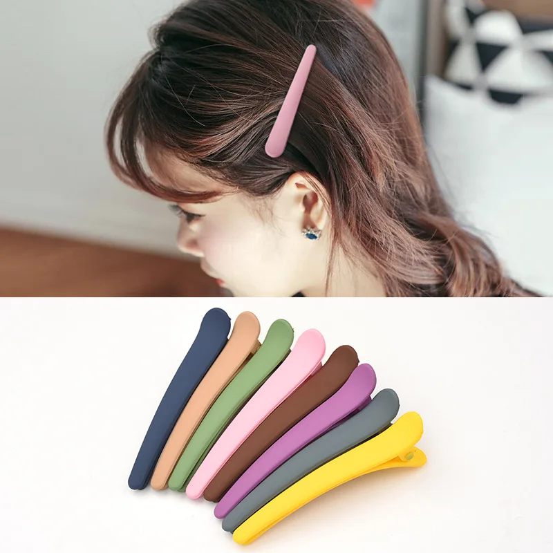 Однотонные шпильки для волос в Корейском стиле заколки ручной работы женщин и