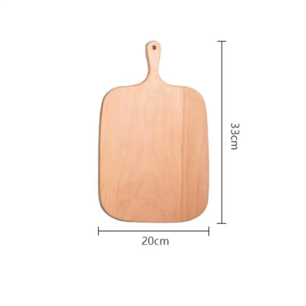 Деревянная разделочная доска из цельного дерева макетная для пиццы фруктовый