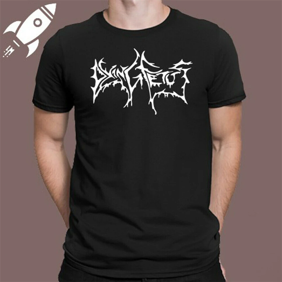 Dying Fetus дэт метал группа логотип мужская Черная Футболка размер S M L XL 2XL 3XL