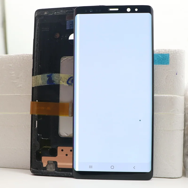 100% Оригинальный 6 3 &quotSuper Amoled дисплей для SAMSUNG Galaxy Note 8 LCD N950 N950F сенсорный экран